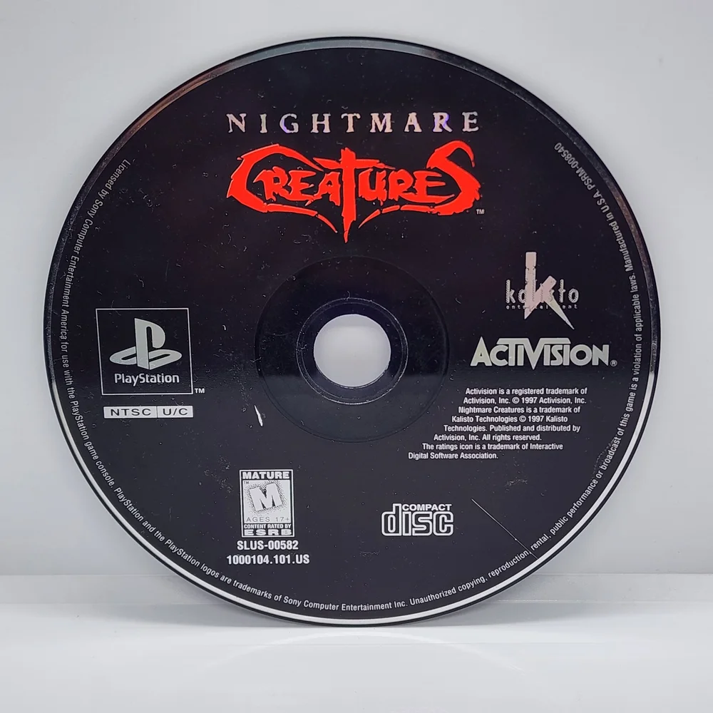 Nightmare Creatures (Sony PlayStation 1, 1997)